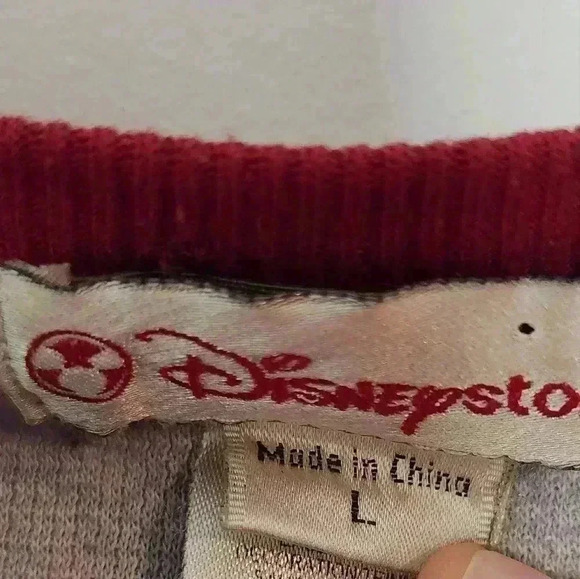 Disney Store Size Large House Of Mickey Mouse Henley Waffle Shirt Embroidery - Picture 3 of 8